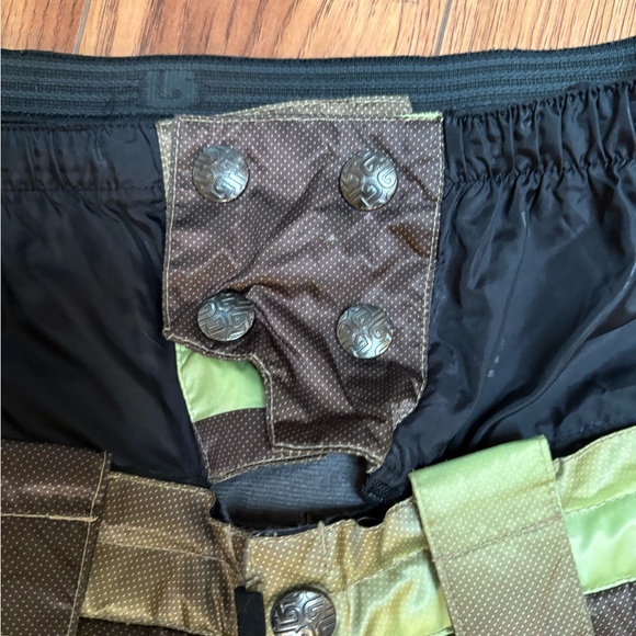 Burton Brown and Green Snow Pants - Picture 5 of 9